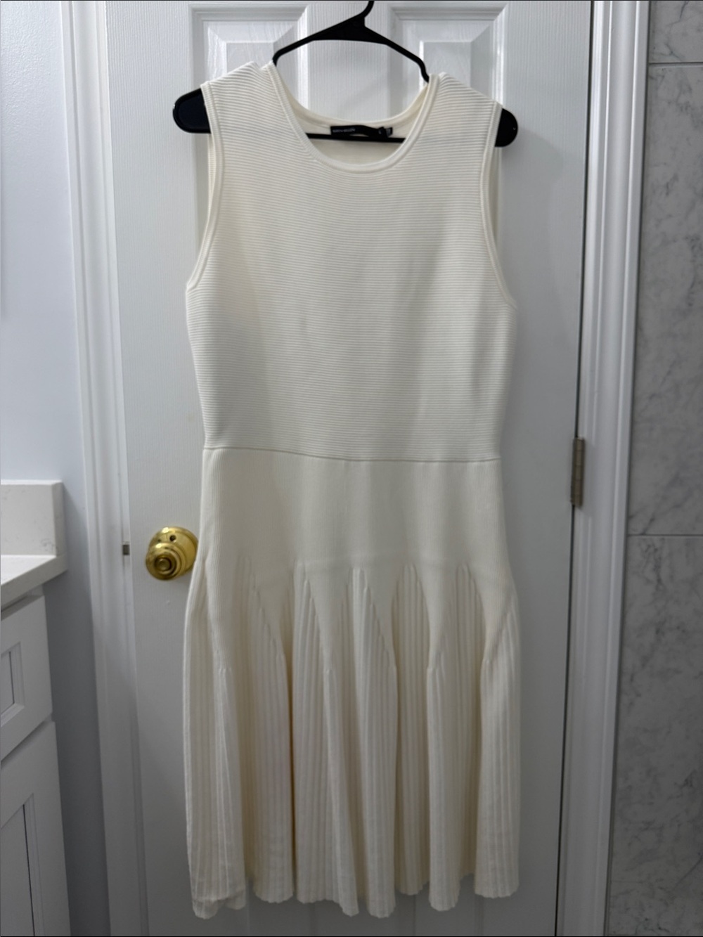 Karen Millen Cream Knit Midi Dress